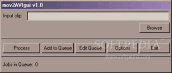 Mov2AVIgui screenshot