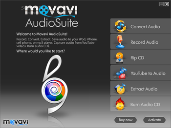 Movavi AudioSuite screenshot