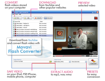 Movavi Flash Converter screenshot