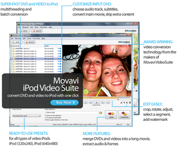 Movavi iPod Video Suite screenshot