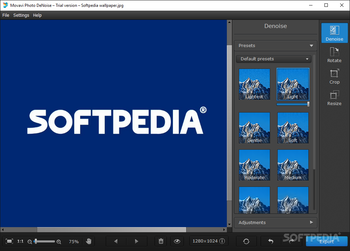 Movavi Photo DeNoise screenshot