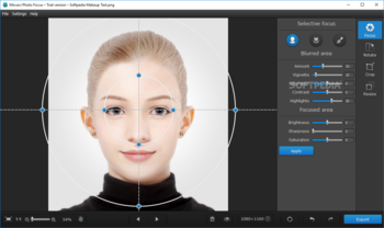 Movavi Photo Focus screenshot