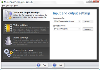 Movavi PowerPoint to Video Converter screenshot