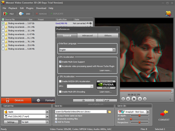 Movavi Video Converter 3D screenshot 3