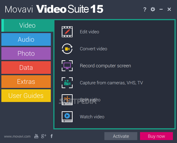 Movavi Video Suite screenshot