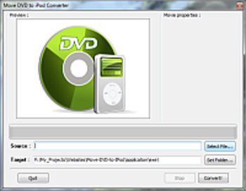 Move DVD to iPod Converter screenshot