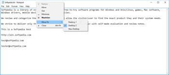 MoveToDesktop screenshot