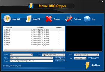 Movie DVD Ripper screenshot