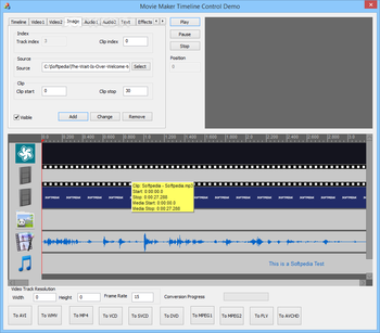 Movie Maker Timeline Control screenshot 3
