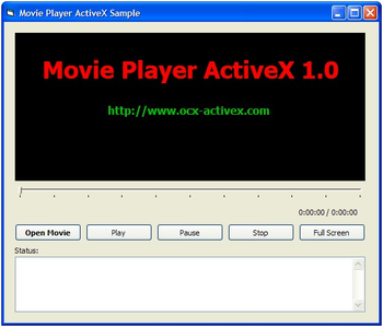 Movie Player ActiveX (OCX) screenshot