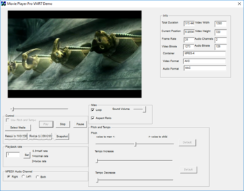 Movie Player Pro SDK ActiveX screenshot