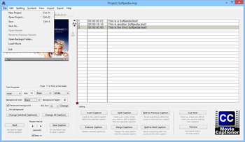 MovieCaptioner screenshot 2