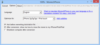 Movies2iPhone screenshot 2