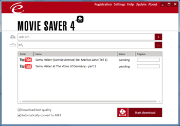 MovieSaver 4 screenshot
