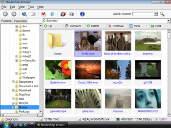 MovieShop Browser screenshot