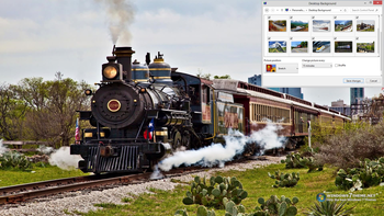 Moving Trains Windows 7 Theme screenshot