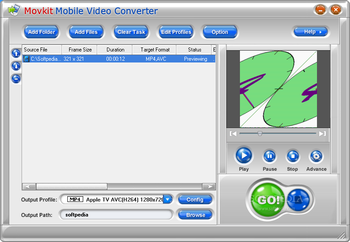 Movkit Mobile Video Converter screenshot
