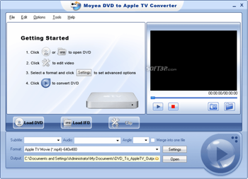 Moyea DVD to Apple TV Converter screenshot 2