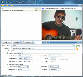 Moyea FLV to Video Converter Pro 2 screenshot 2