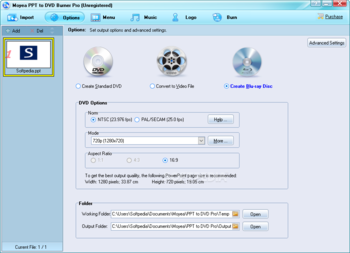 Moyea PPT to DVD Burner Pro screenshot 4