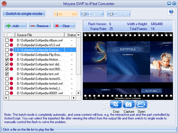 Moyea SWF to iPad Converter screenshot 3