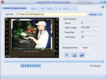 Moyea SWF to iPhone Converter screenshot 3