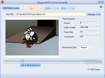 Moyea SWF to iPod Converter screenshot 3