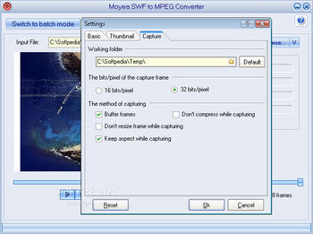Moyea SWF to MPEG Converter screenshot 4