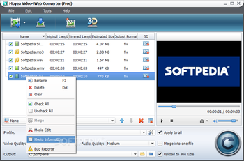 Moyea Video4Web Converter screenshot 3