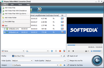 Moyea Video4Web Converter screenshot 4