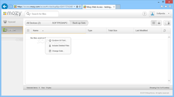 Mozy Restore Manager screenshot 4