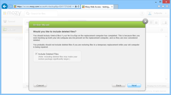 Mozy Restore Manager screenshot 7