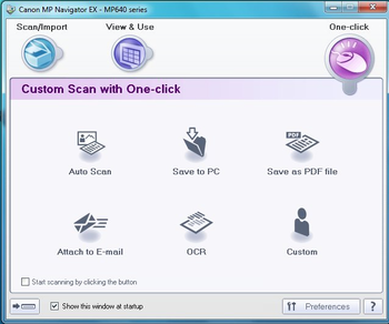MP Navigator EX screenshot