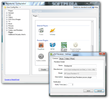 MP Upnp Renderer screenshot