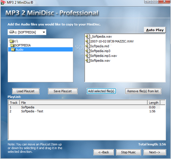 Mp3 2 MiniDisc screenshot