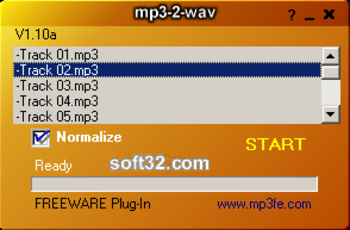 mp3-2-wav converter screenshot 3
