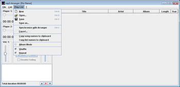 mp3-Arranger screenshot 2