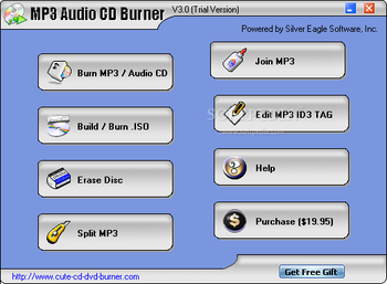 MP3 Audio CD Burner screenshot
