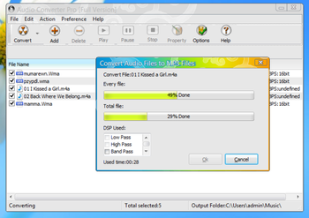 MP3 Audio Converter Pro screenshot