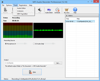 MP3 Audio Recorder Professional screenshot 3