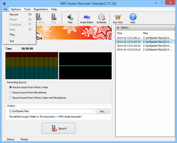 MP3 Audio Recorder Standard screenshot 2