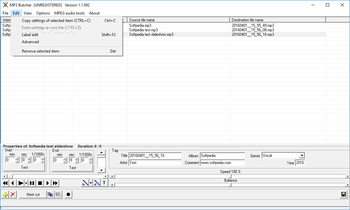 MP3 Butcher screenshot 7