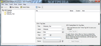 MP3 CatalogMaker-Pro screenshot 5