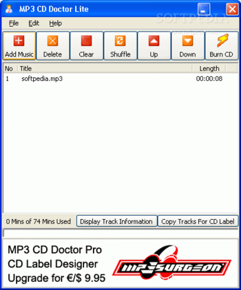 MP3 CD Doctor Lite screenshot
