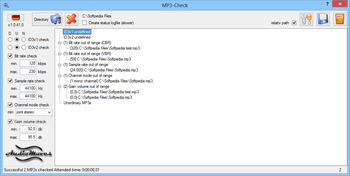 MP3-Check screenshot