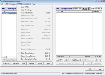 MP3 Compilation Center screenshot 3