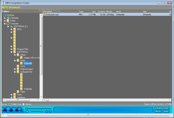MP3 Compilation Creator screenshot