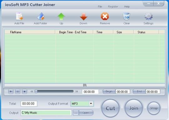 MP3 Cutter Joiner screenshot