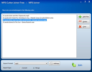 MP3 Cutter Joiner Free screenshot