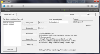 MP3 Cutter screenshot